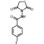 CAS#: 646990-01-4， N-(2,4-Dioxo-1,3-thiazolidin-3-yl)-4-fluorobenzamide