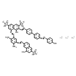 CAS 登录号：6471-44-9， 三钠5-({2,4-二氨基-5-[(8-羟基-6-磺酸-2-萘基)偶氮]苯基}偶氮)-4-羟基-3-({4'-[(4-羟基苯基)偶氮]-4-联苯基}偶氮)-2,7-萘二磺酸酯