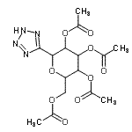 CAS#: 64714-42-7， 2,3,4,6-Tetra-O-acetyl-1,5-anhydro-1-(2H-tetrazol-5-yl)hexitol