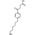 CAS#: 64779-09-5， 4-(4-Heptylphenyl)-4-oxobutanoic acid