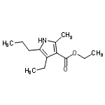 CAS#: 647836-66-6， Ethyl 4-ethyl-2-methyl-5-propyl-1H-pyrrole-3-carboxylate