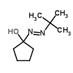 CAS#: 64819-50-7， 1-[(E)-(2-Methyl-2-propanyl)diazenyl]cyclopentanol