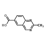 CAS#: 648423-83-0， 2-Methyl-6-quinazolinecarboxylic acid