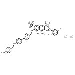 CAS#: 6486-55-1， Disodium 4-Amino-3-[(2,5-Dichlorophenyl)Diazenyl]-5-Hydroxy-6-({4'-[(4-Hydroxyphenyl)Diazenyl]-4-Biphenylyl}Diazenyl)-2,7-Naphthalenedisulfonate