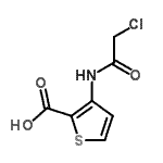 CAS#: 648858-95-1， 3-[(Chloroacetyl)amino]-2-thiophenecarboxylic acid