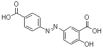 CAS#: 64896-26-0， 5-[2-(4-Carboxyphenyl)Diazenyl]-2-Hydroxy-Benzoic Acid
