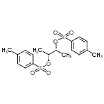 结构式 CAS# 64896-27-1, (2R,3R)-2,3-丁烷二基二(4-甲基苯磺酸酯)