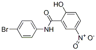 CAS 登录号：6490-96-6， N-(4-溴苯基)-5-硝基水杨酰胺
