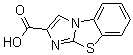 structure of CAS# 64951-09-3, Imidazo[2,1-b]Benzothiazole-2-Carboxylicacid;2-Imidazo[2,1-B][1,3]Benzothiazolecarboxylic Acid;Peakdale1_000152;6T-0014