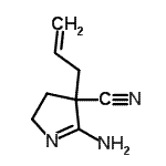 CAS#: 649759-90-0， 4-Allyl-5-amino-3,4-dihydro-2H-pyrrole-4-carbonitrile