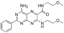 CAS#: 6504-77-4， 4-Amino-N-(2-Methoxyethyl)-7-[(2-Methoxyethyl)Amino]-2-Phenyl-6-Pteridinecarboxamide