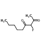 CAS#: 650602-51-0， 3-Fluoro-2,4-nonanedione