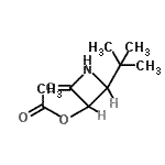 CAS#: 650625-21-1， 2-(2-Methyl-2-propanyl)-4-oxo-3-azetidinyl acetate