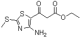 CAS#: 65095-75-2， Ethyl 3-[4-amino-2-(methylsulfanyl)-1,3-thiazol-5-yl]-3-oxopropanoate