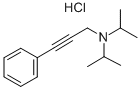 CAS#: 65126-81-0， N,N-Bis(1-Methylethyl)-3-Phenyl-2-Propyn-1-Amine Hydrochloride