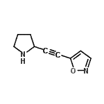 CAS#: 651314-31-7， 5-(2-Pyrrolidinylethynyl)-1,2-oxazole