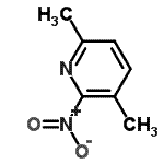 CAS#: 65169-52-0， 3,6-dimethyl-2-nitro-pyridine