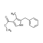 CAS#: 65185-09-3， Methyl 5-benzyl-4-methyl-1H-pyrrole-3-carboxylate