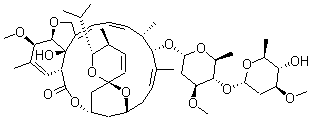 CAS#: 65195-52-0， 25-De(1-Methylpropyl)-25-(1-Methylethyl)-Avermectin A1a