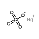 structure of CAS# 65202-12-2, Mercurous perchlorate;Mercurous perchlorate;mercury perchlorate;Mercury perchlorate (HgClO4)