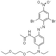 CAS#: 65208-31-3， N-[2-[(2,6-Dibromo-4-Nitrophenyl)Azo]-5-[[2-(2-Ethoxyethoxy)Ethyl]Ethylamino]Phenyl]-Acetamide