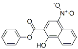 CAS 登录号：65208-34-6， 1-羟基-4-硝基-2-萘甲酸苯酯