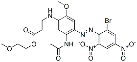 CAS#: 6522-67-4， 2-Methoxyethyl N-[5-(Acetylamino)-4-[(2-Bromo-4,6-Dinitrophenyl)Azo]-2-Methoxyphenyl]-beta-Alaninate
