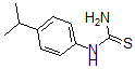 structure of CAS# 65259-91-8, N-[4-(1-Methylethyl)Phenyl]-Thiourea;1-(4-ISOPROPYLPHENYL)-2-THIOUREA;N-(4-ISOPROPYLPHENYL)THIOUREA