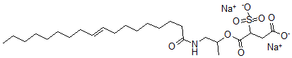 CAS 登录号：65277-57-8， 4-[1-[[(E)-十八碳-9-烯酰基]氨基]丙-2-基氧基]-4-氧代-3-磺酸-丁酸二钠