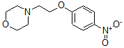 结构式 CAS# 65300-53-0, 4-[2-(4-硝基苯氧基)乙基]-吗啉