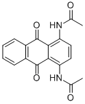 结构式 CAS# 6534-28-7, 1,4-二乙酰氨基蒽醌