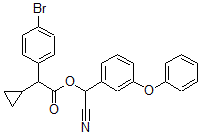CAS#: 65363-04-4， 4-Bromo-alpha-Cyclopropylbenzeneacetic Acid Cyano(3-Phenoxyphenyl)Methyl Ester