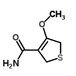 CAS#: 65369-30-4， 4-Methoxy-2,5-dihydro-3-thiophenecarboxamide