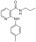 CAS#: 65423-29-2， 2-((4-Methylphenyl)Amino)-N-Propyl-3-Pyridinecarboxamide