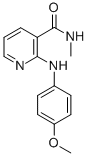CAS 登录号：65423-33-8， 2-(对甲氧苯胺基)-N-甲基-烟酰胺