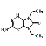 CAS#: 654636-57-4， 3-Amino-5,7-diethyl-4a,5,7,7a-tetrahydroimidazo[4,5-e][1,3,4]thiadiazin-6(1H)-one