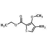 CAS#: 654683-08-6， Ethyl 4-amino-3-methoxy-2-thiophenecarboxylate