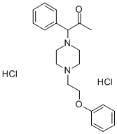 CAS#: 65489-04-5， 1-(4-(2-Phenoxyethyl)-1-Piperazinyl)-1-Phenyl-2-Propanone Dihydrochloride
