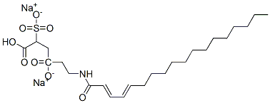 CAS#: 65504-99-6， Disodium 4-[2-[(1-Oxooctadecadienyl)Amino]Ethyl] 2-Sulphonatosuccinate