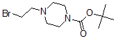 structure of CAS# 655225-01-7, 4-(2-Bromoethyl)-1-Piperazinecarboxylic Acid 1,1-Dimethylethyl Ester;4-(2-BROMOETHYL)-1-PIPERAZINECARBOXYLIC ACID, 1,1-DIMETHYLETHYL ESTER;Tert-Butyl 4-(2-Bromoethyl)Piperazine-1-Carboxylate;1-Boc-4-(2-Bromoethyl)Piperazine