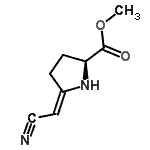 CAS#: 65571-72-4， Methyl (5E)-5-(cyanomethylene)-L-prolinate
