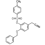 CAS#: 65615-26-1， 2-(Benzyloxy)-5-(cyanomethyl)phenyl 4-methylbenzenesulfonate