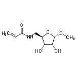 CAS#: 656236-95-2， Methyl 5-(acryloylamino)-5-deoxy-alpha-D-ribofuranoside