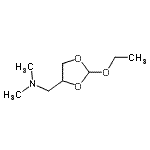 CAS#: 656814-50-5， 1-(2-Ethoxy-1,3-dioxolan-4-yl)-N,N-dimethylmethanamine