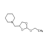 CAS#: 656814-54-9， 1-[(2-Ethoxy-1,3-dioxolan-4-yl)methyl]piperidine