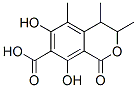 CAS#: 65718-85-6， (3R,4S)-6,8-Dihydroxy-3,4,5-trimethyl-1-oxo-3,4-dihydro-1H-isochromene-7-carboxylic acid