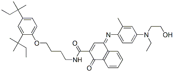 CAS#: 65749-36-2， N-[4-[2,4-Bis(1,1-Dimethylpropyl)Phenoxy]Butyl]-4-[[4-[Ethyl(2-Hydroxyethyl)Amino]-2-Methylphenyl]Imino]-1,4-Dihydro-1-Oxonaphthalene-2-Carboxamide