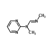CAS#: 6578-34-3， N,N'-Dimethyl-N-2-pyrimidinylimidoformamide