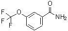 structure of CAS# 658-91-3, 3-(Trifluoromethoxy)Benzamide;Zinc00156313;St5408126;3-Trifluoromethoxy-Benzamide