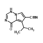 CAS#: 658085-65-5， 5-Isopropyl-4-oxo-1,4-dihydropyrrolo[2,1-f][1,2,4]triazine-6-carbonitrile